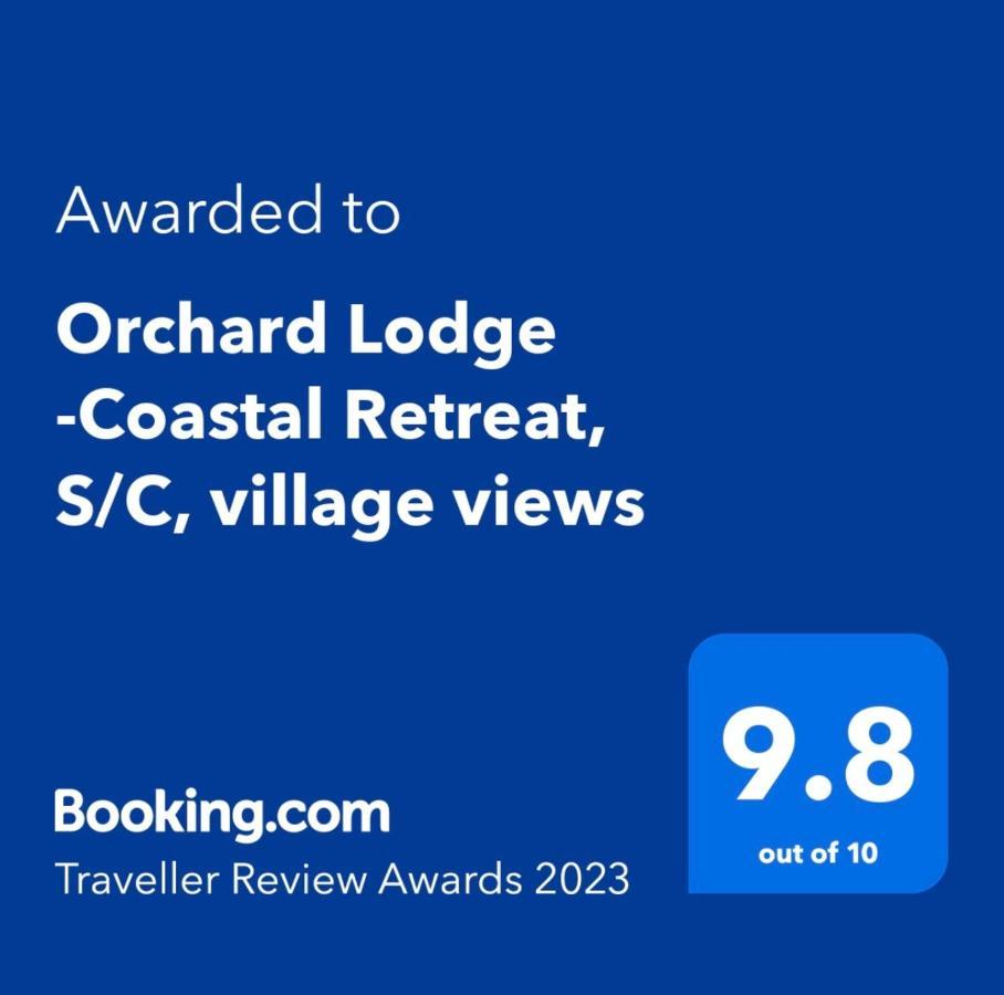 Orchard Lodge -Coastal Retreat, New Build, Village Views, Private Garden And Terrace Saint Brides Major Extérieur photo
